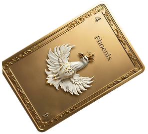Animated Phoenix hero card